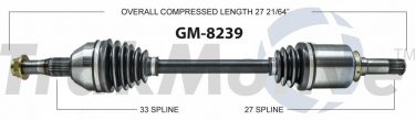    CV Axle Shaft SA GM-8239
