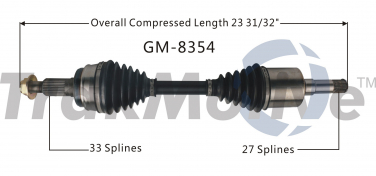    CV Axle Shaft SA GM-8354