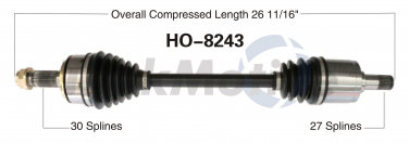    CV Axle Shaft SA HO-8243