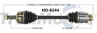    CV Axle Shaft SA HO-8244