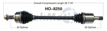    CV Axle Shaft SA HO-8250