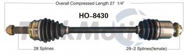    CV Axle Shaft SA HO-8430
