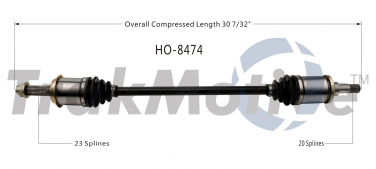    CV Axle Shaft SA HO-8474