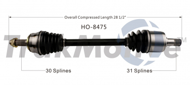    CV Axle Shaft SA HO-8475