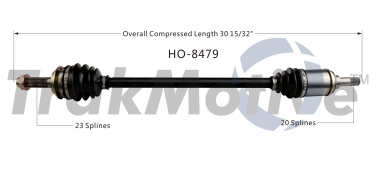    CV Axle Shaft SA HO-8479
