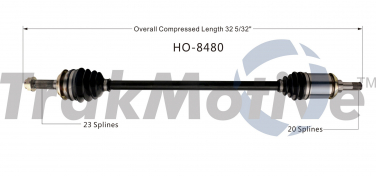    CV Axle Shaft SA HO-8480