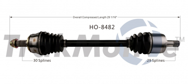    CV Axle Shaft SA HO-8482