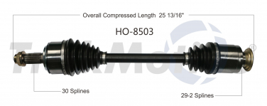    CV Axle Shaft SA HO-8503