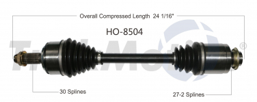    CV Axle Shaft SA HO-8504