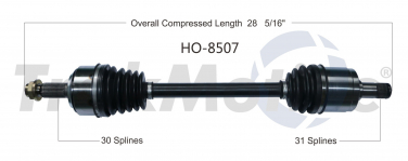    CV Axle Shaft SA HO-8507