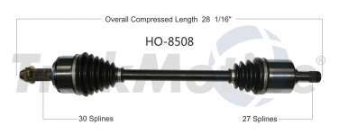    CV Axle Shaft SA HO-8508