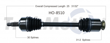    CV Axle Shaft SA HO-8510