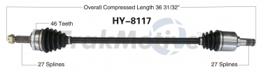   CV Axle Shaft SA HY-8117