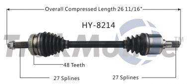    CV Axle Shaft SA HY-8214