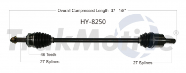    CV Axle Shaft SA HY-8250
