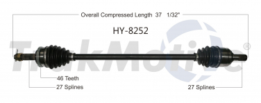    CV Axle Shaft SA HY-8252