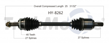    CV Axle Shaft SA HY-8262