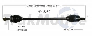    CV Axle Shaft SA HY-8282