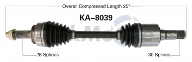    CV Axle Shaft SA KA-8039