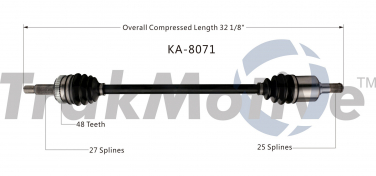   CV Axle Shaft SA KA-8071