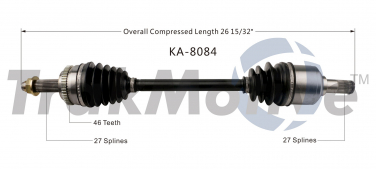    CV Axle Shaft SA KA-8084