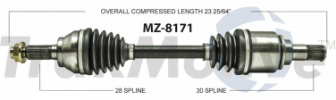    CV Axle Shaft SA MZ-8171