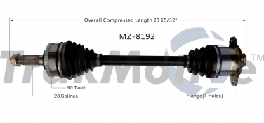    CV Axle Shaft SA MZ-8192