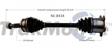    CV Axle Shaft SA NI-8434