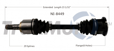    CV Axle Shaft SA NI-8449