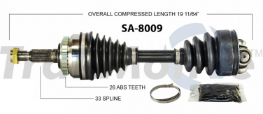    CV Axle Shaft SA SA-8009