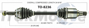    CV Axle Shaft SA TO-8236