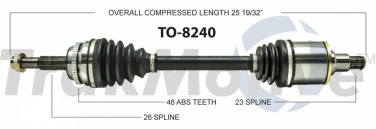    CV Axle Shaft SA TO-8240