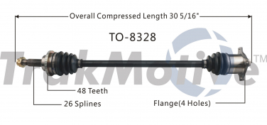    CV Axle Shaft SA TO-8328