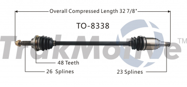    CV Axle Shaft SA TO-8338