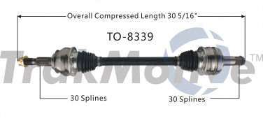    CV Axle Shaft SA TO-8339