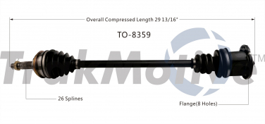   CV Axle Shaft SA TO-8359
