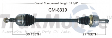    CV Axle Shaft SA GM-8319